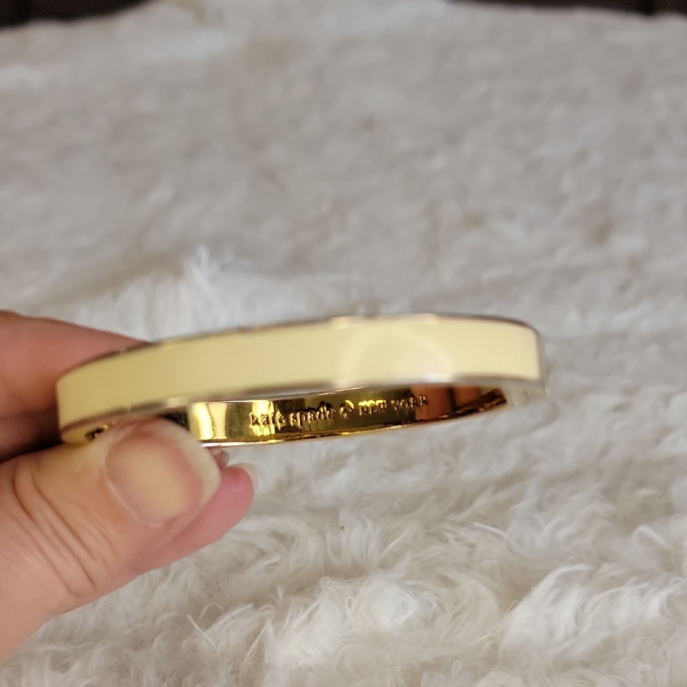 Kate Spade Clean Slate Cream Colored Bracelet